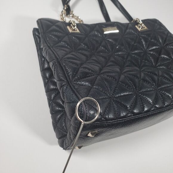 Kate Spade Women’s Quilted Shoulder Bag Black Leather Medium Sedgewick Place - Picture 12 of 16